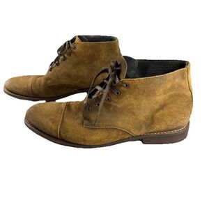 THURSDAY Boot Everyday Scout Boots Men's 14 Brown Ankle Chukka Suede Lace Up